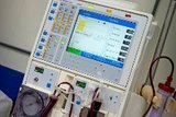 Dialysis medical device in use in hospital. HK Calibration Technologies PTY. LTD Unit 8/20 Loyalty Road 