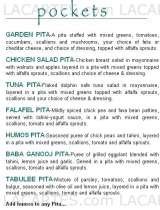 Pricelists of Aladdin's Natural Eatery