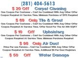 Pricelists of Air Duct Cleaning in Sugar land