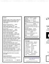 Pricelists of Cooper's Cafe & Deli