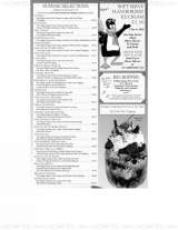 Pricelists of Krisch's Restaurant & Ice Cream Parlour