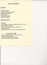 Pricelists of Al Forno Authentic Italian Restaurant & Pizzeria New Malden