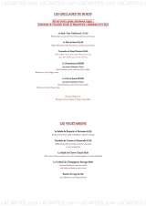 Pricelists of Le Bouchon Bordelais
