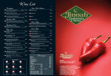 Pricelists of Jinnah Restaurant Harrogate