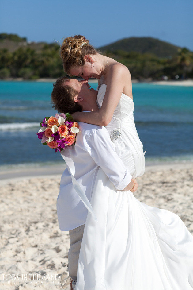 Gorgeous wedding photography from a beach wedding in St. Thomas Profile Photos of Blue Sky Ceremony - St. Thomas Wedding Planner 9715 Estate Thomas PMB #109 - Photo 5 of 6