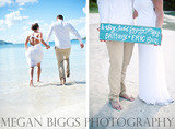 A lovely couple getting married at Magens Bay Beach, St. Thomas, UVI Blue Sky Ceremony - St. Thomas Wedding Planner 9715 Estate Thomas PMB #109 