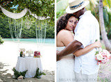 A Beach wedding for 2. Elope in St. Thomas. Blue Sky Ceremony - St. Thomas Wedding Planner 9715 Estate Thomas PMB #109 