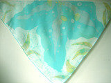 Silk Square Scarf Gift Boxed Blue