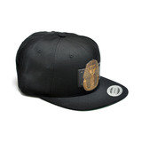 King Tut Wood Charm Black Snapback Hat