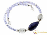 Levante Bracelet - Purple, Amethyst & Clear