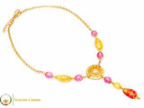 Levante Set - Pink, Gold and Red