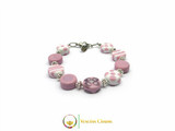 Murano Glass Bracelet - Pink