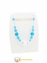 Perlage Necklace - Blue & Clear