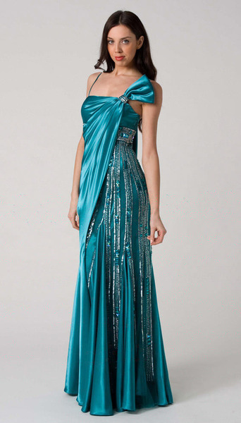RC110 DELIGHTFUL STAND OUT FORMAL DRESS EMERALD