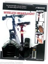 High Visibility LED Wireless Bicycle Brake Rear Waterproof Tail Lights