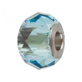 Swarovski Crystal Becharmed Briolette Charm Bead, 5940, 14mm Aquamarine