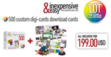 Digi-cards Download Cards 500