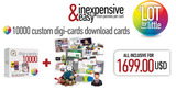 Digi-cards Download Cards 10000