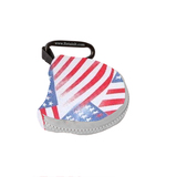 Retain-It™ - USA Flag Print Neoprene with White Zipper and Carabiner