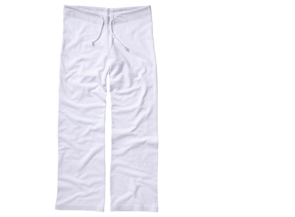 Bella+Canvas BE079 Ladies Fleece Straight Leg Sweat Pant WHITE Medium (UK: 10-12)
